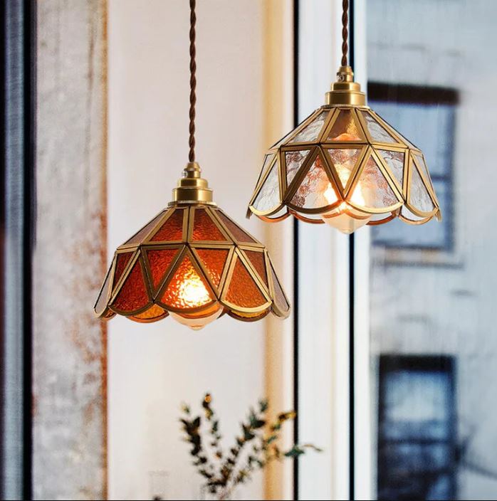 Japanese Style Vintage Copper Luminaria LED lamp - Act Design Shop