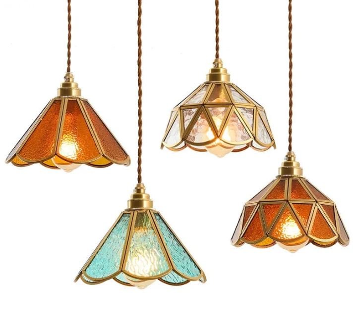 Japanese Style Vintage Copper Luminaria LED lamp - Act Design Shop