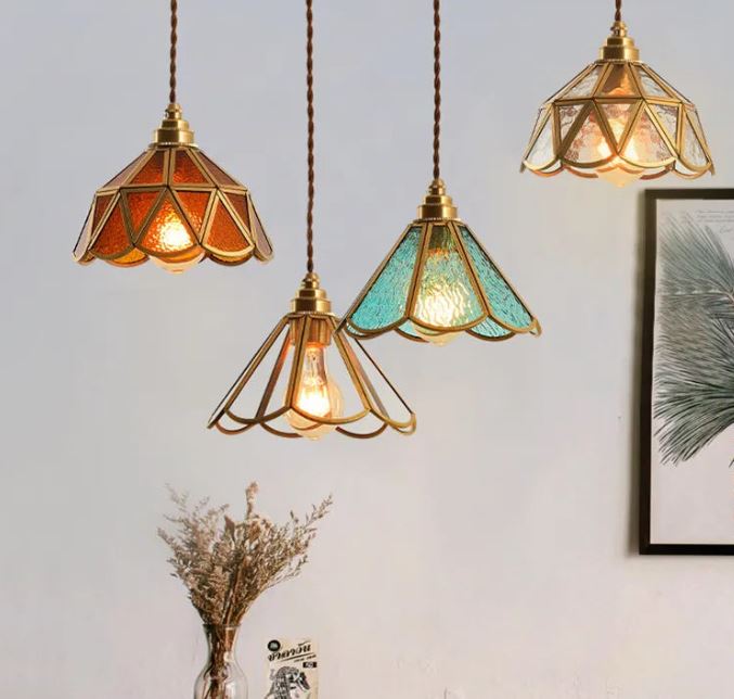 Japanese Style Vintage Copper Luminaria LED lamp - Act Design Shop