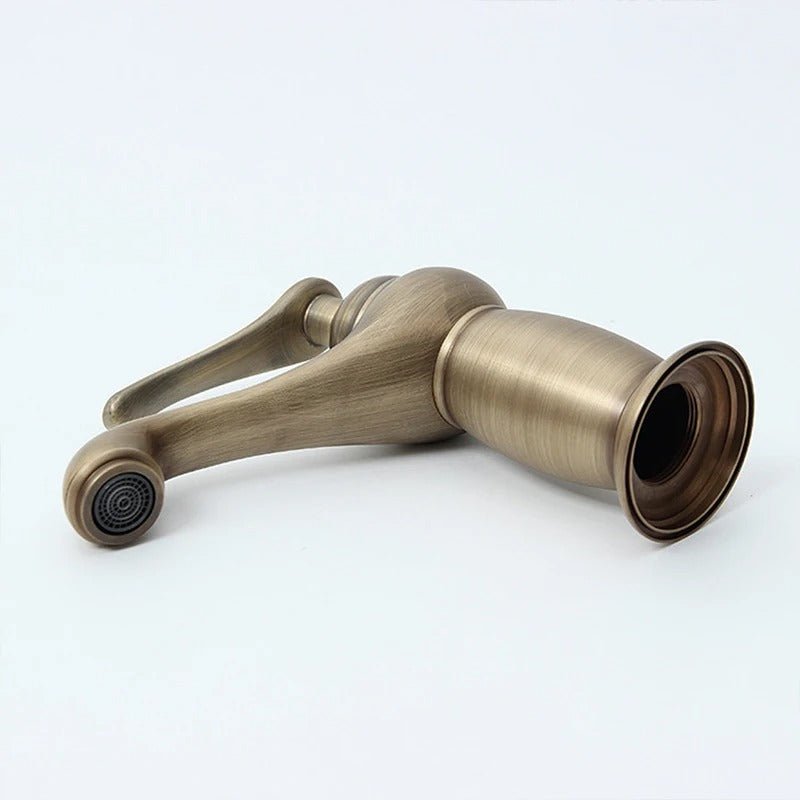 Klassieke Wastafelkraan van Messing met Enkele Handgreep - Act Design Shop