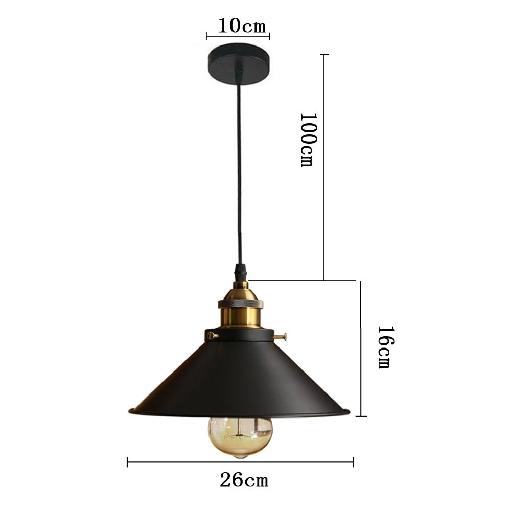 Loft Vintage Pendant Iron Lights Industrial - Act Design Shop