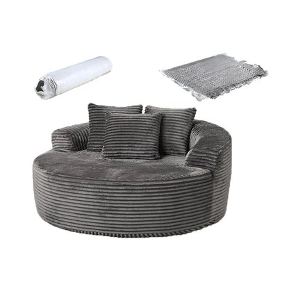 Zweisitzer-Sofa aus weichem Cord