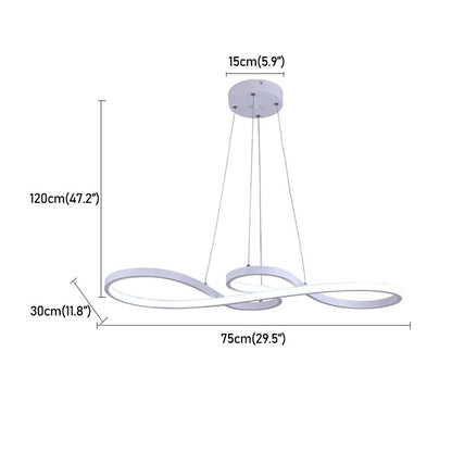 Modern LED Pendant Lamp Rings