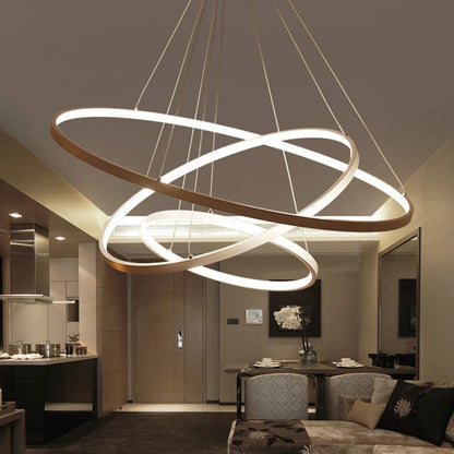 Modern LED Pendant Lamp multiple Rings