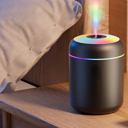 180ML Mini Air Humidifier USB Electric Aroma Diffuser Essential Oil Purifier Aromatherapy Mist Maker Lights For Car Home Bedroom