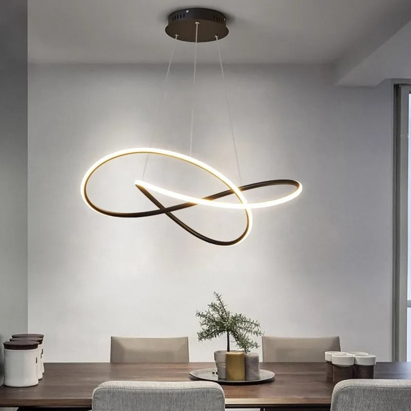 Moderne Scandinavische hanglamp – Klaverontwerp