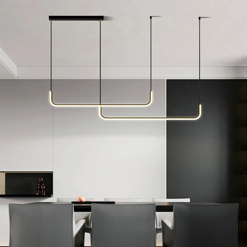 Modern Chandeliers Aluminum Dining Room LED Pendant Lamps