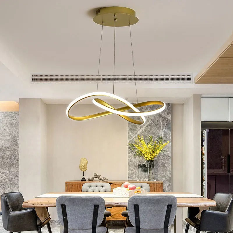Moderne Scandinavische hanglamp – Klaverontwerp