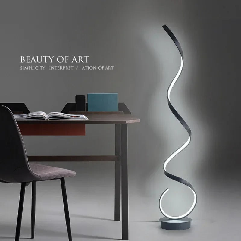 Staande lamp woonkamer design - Moderne LED vloerlamp