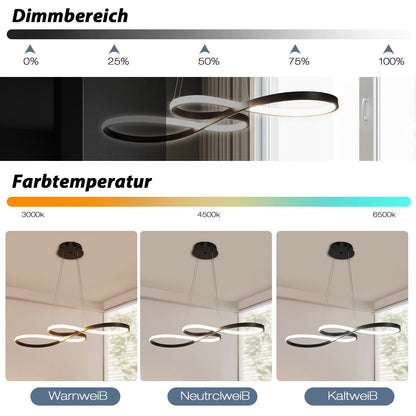 Modern LED Pendant Lamp Rings