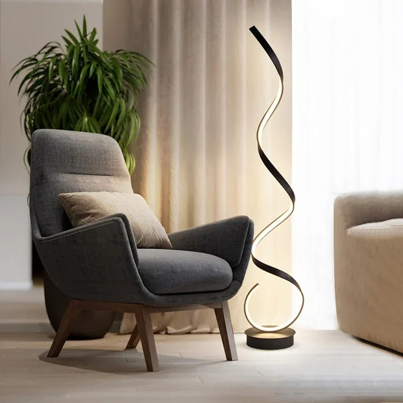 Staande lamp woonkamer design - Moderne LED vloerlamp