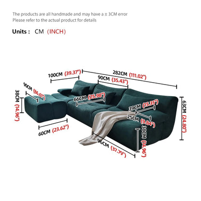 Majestic 3-seater Foam Sofa