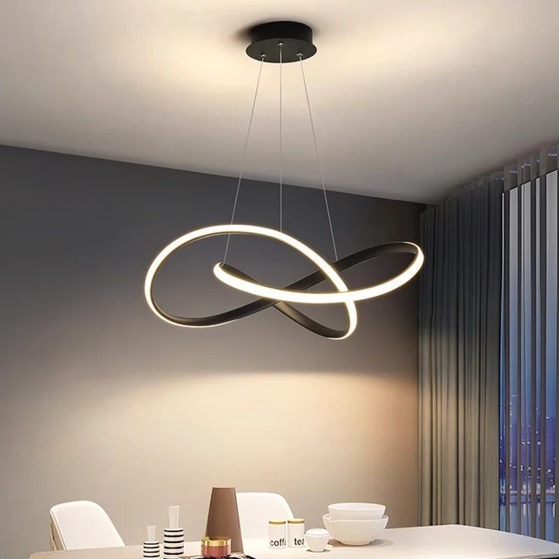 Moderne Scandinavische hanglamp – Klaverontwerp