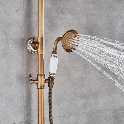 Rain Shower Brass Shower Faucet – Thermostatic Adjustable