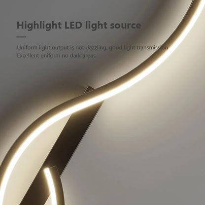 Moderne LED-wandlamp - Minimalistische striplamp