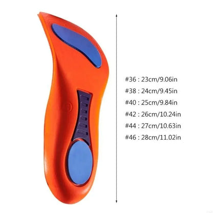 Sport Insoles - Orthopedic Shoe Inserts with Shock Absorption & Breathable Cushioning for Men & Women