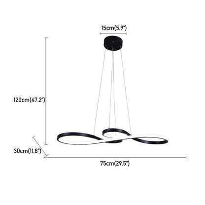 Modern LED Pendant Lamp Rings