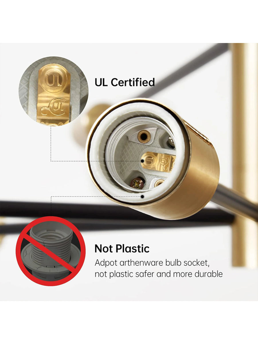 Modern Sputnik LED Chandelier – Pendant Lamp - Act Design Shop