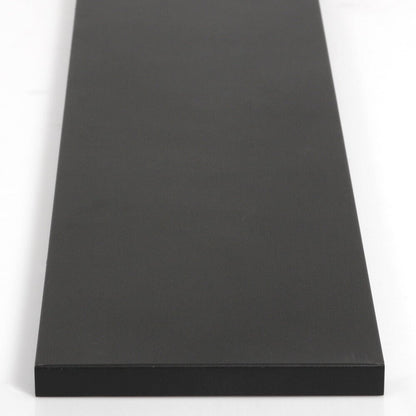 Plafondplaat voor lampen 140 x 25 cm - zonder gaten - zwart - Act Design Shop