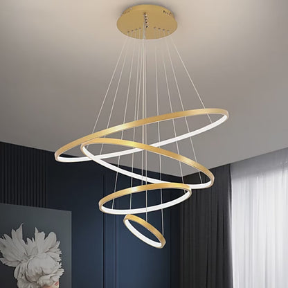 Modern LED Pendant Lamp multiple Rings