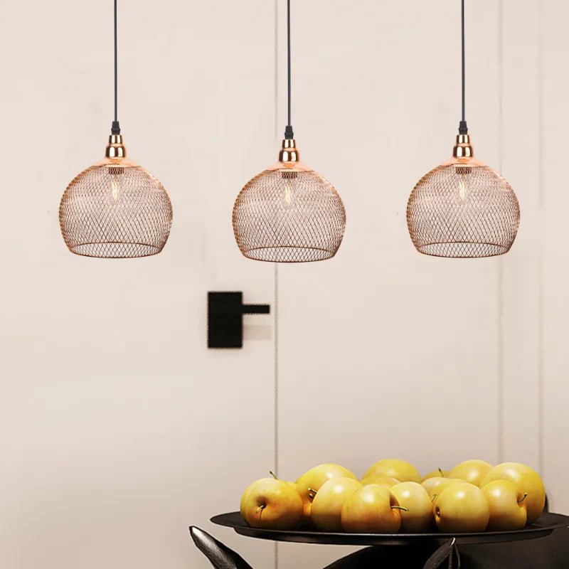 Retro Bird Cage Light Fixture Modern Simple Chandelier - Act Design Shop