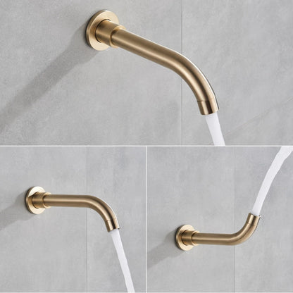 Inbouw Regendouche Set Met Handdouche - Messing Douchekraan Geborsteld goud