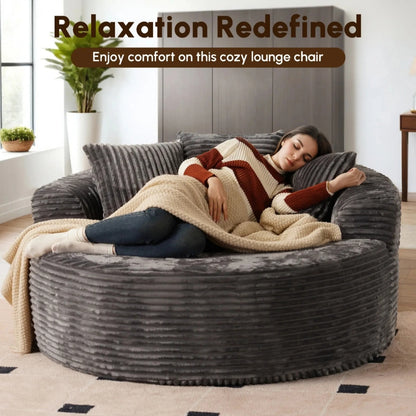 Zweisitzer-Sofa aus weichem Cord