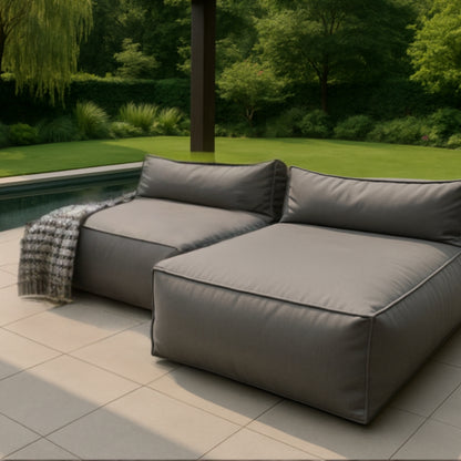 Waterdichte zitzak-loungeset voor buiten 165x210cm