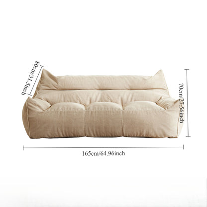 Wagner Lounge - Sitzsacksofa Stoff Beige