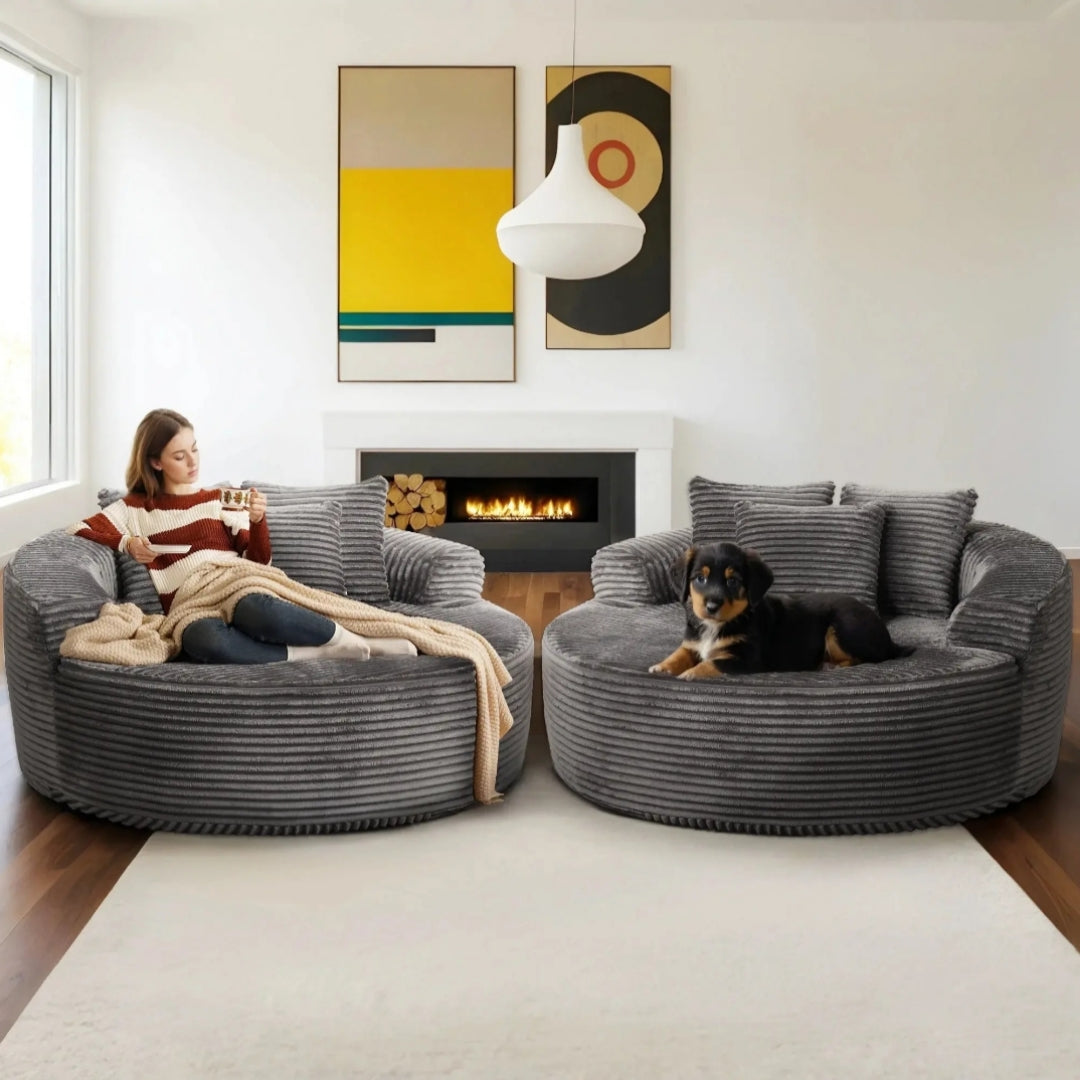 Loveseat Soft Corduroy