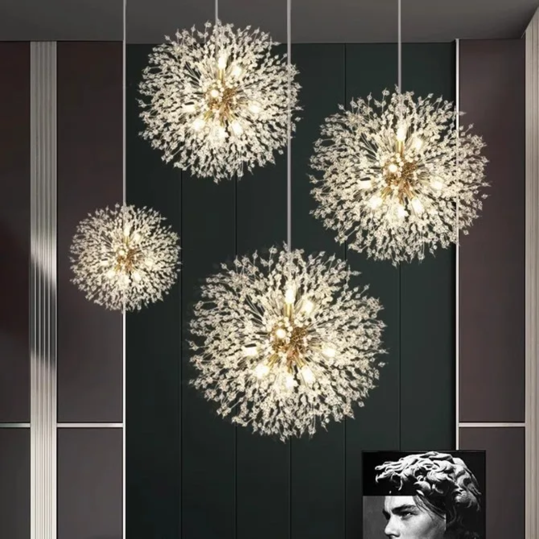 Dandelion Crystal Chandelier Pendant Light