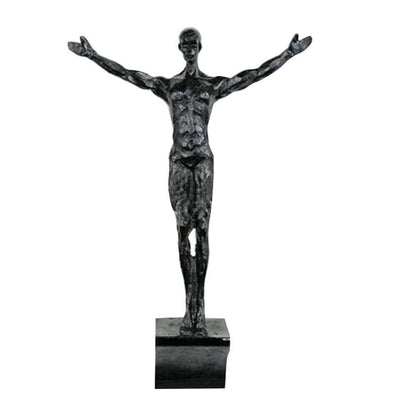 Rock Climbing Man Wall Hanging Decoration Sculpture Statue Figures Decor - Act Design Shop