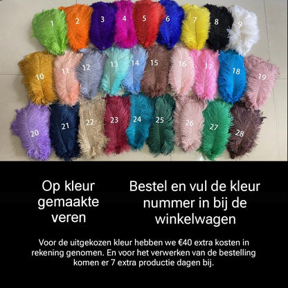 Struisvogel veren prijs per 10 stuks - Act Design Shop