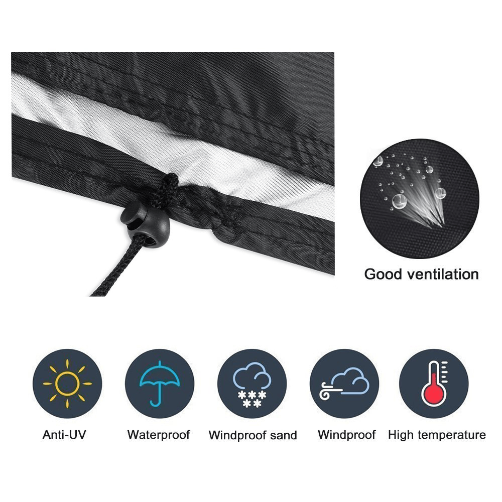 Durable Parasol Covers – Waterproof with Zipper and Drawstring