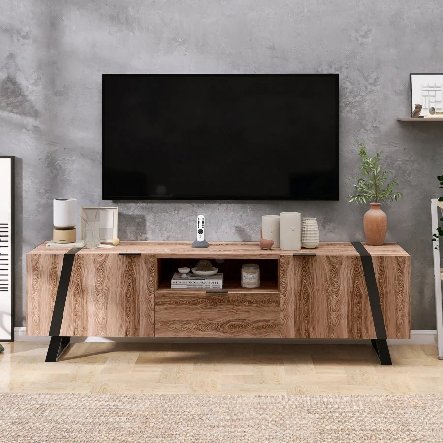 Tv Meubel Industrieel, Metalen Frame, Dressoir voor woonkamer - Act Design Shop