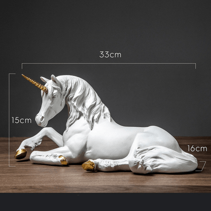 Unicorn sculpture resin home decor - Act Design Shop