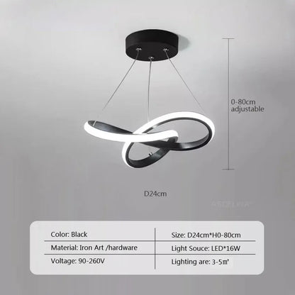 Compact Clover Design LED Ceiling Light