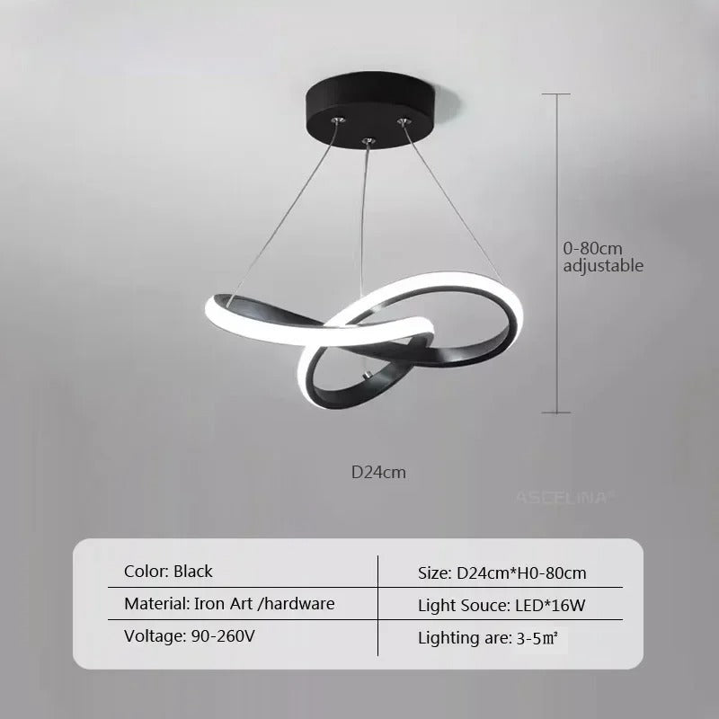 Compact Clover Design LED Ceiling Light