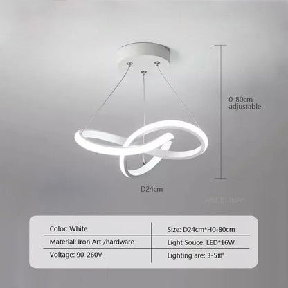 Compact Clover Design LED Ceiling Light