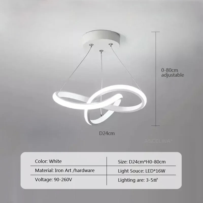 Compact Clover Design LED Ceiling Light