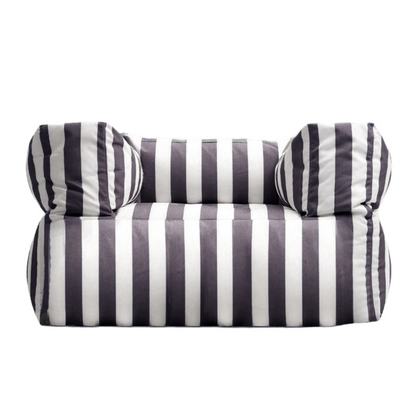 Wagrex - Waterproof Garden Lounge Chair - Outdoor Beanbag for Patio Striped
