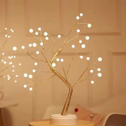 Kersenbloesem LED Nachtlamp met USB-stekker