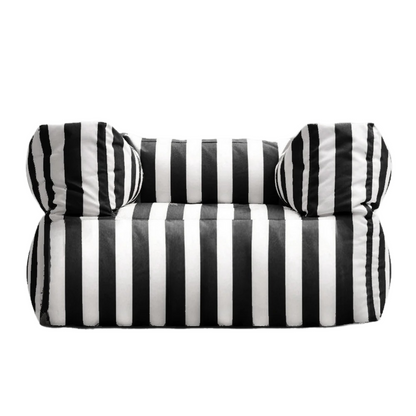 Wagrex - Waterproof Garden Lounge Chair - Outdoor Beanbag for Patio Striped