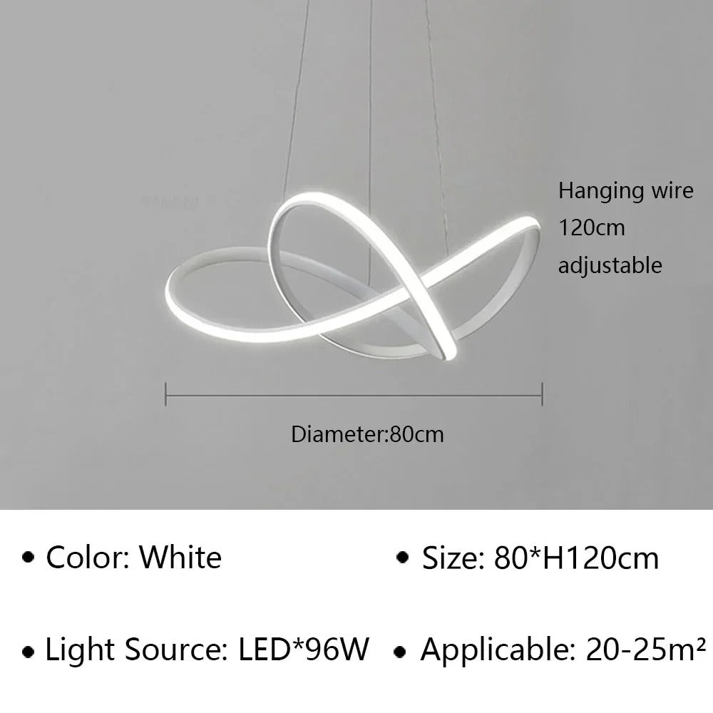 Moderne Scandinavische hanglamp – Klaverontwerp