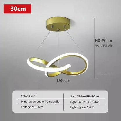 Compact Clover Design LED Ceiling Light