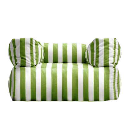 Wagrex - Waterproof Garden Lounge Chair - Outdoor Beanbag for Patio Striped