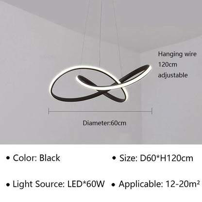 Moderne Scandinavische hanglamp – Klaverontwerp