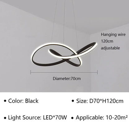 Moderne Scandinavische hanglamp – Klaverontwerp