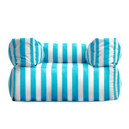 Wagrex - Waterproof Garden Lounge Chair - Outdoor Beanbag for Patio Striped