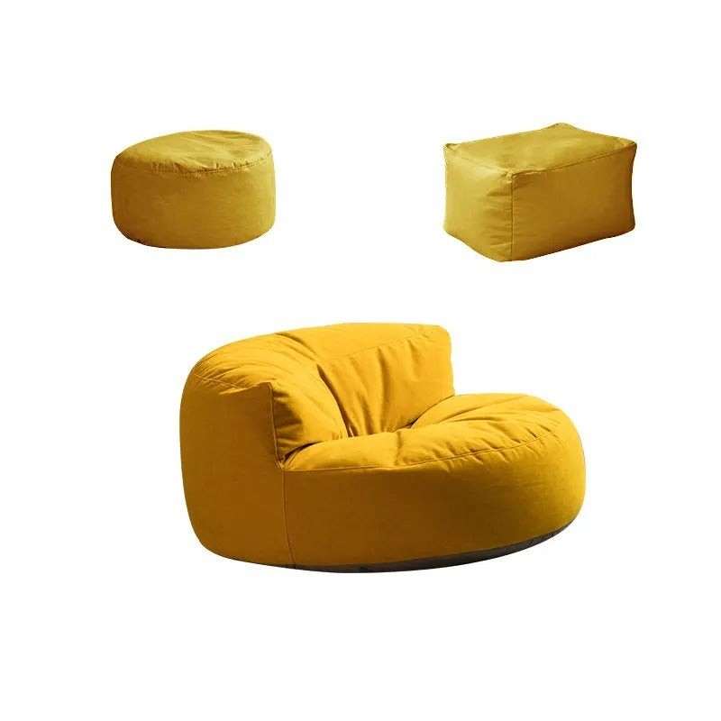 Beanbag Round Soft Velvet